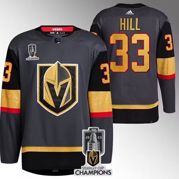 Adin Hill #33 Vegas Golden Knights Gold Jersey 2022-23 Home Authentic